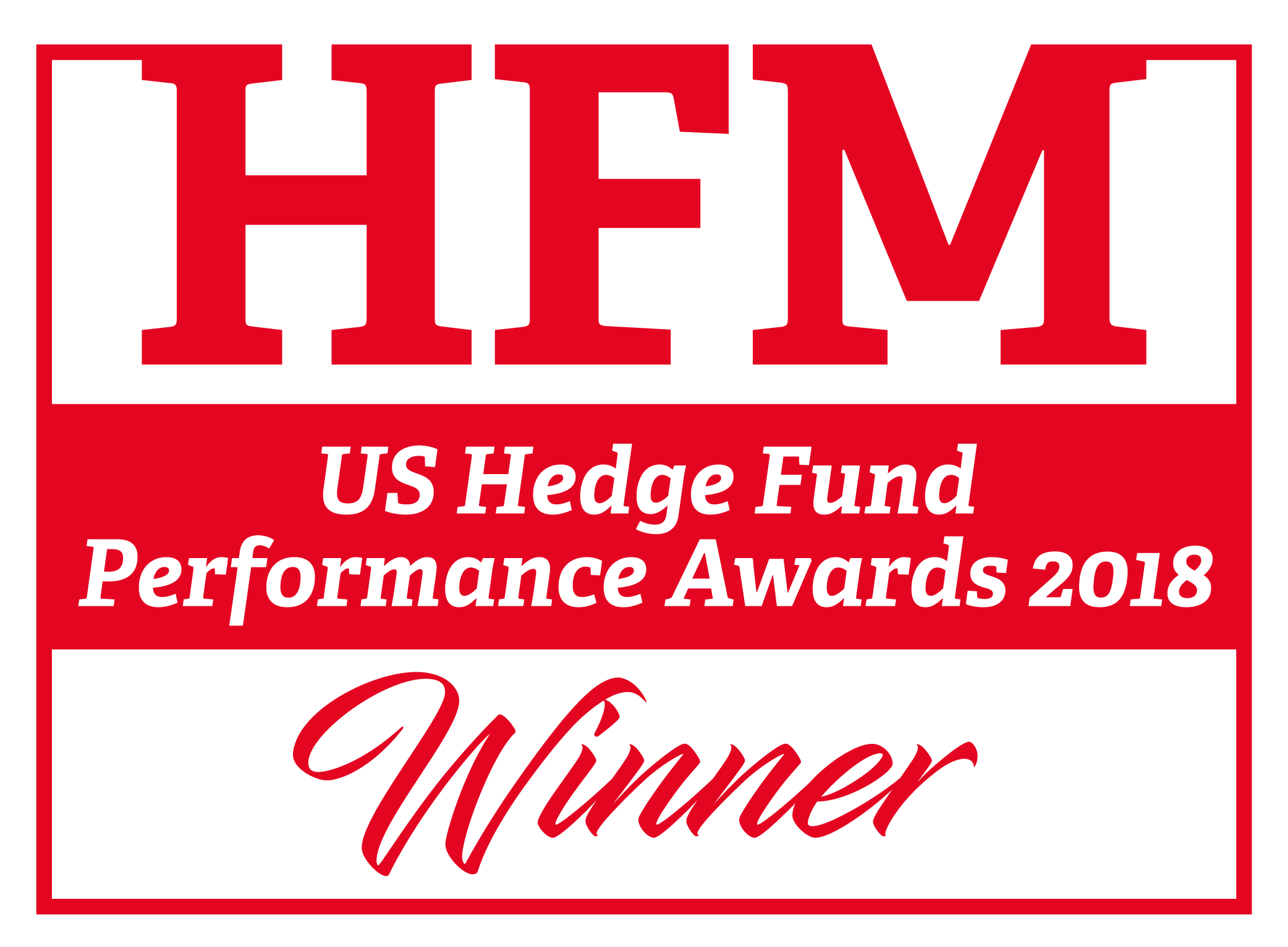 HFM US Performance Awards winner